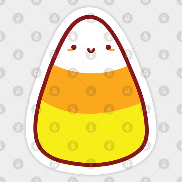 Candy Corn Sticker by AndySaljim